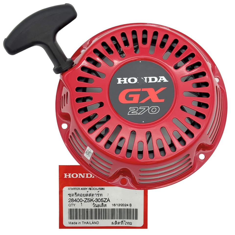 KINDZA recoil-starter for Honda GX270 GX240 engines improves starting reliability.