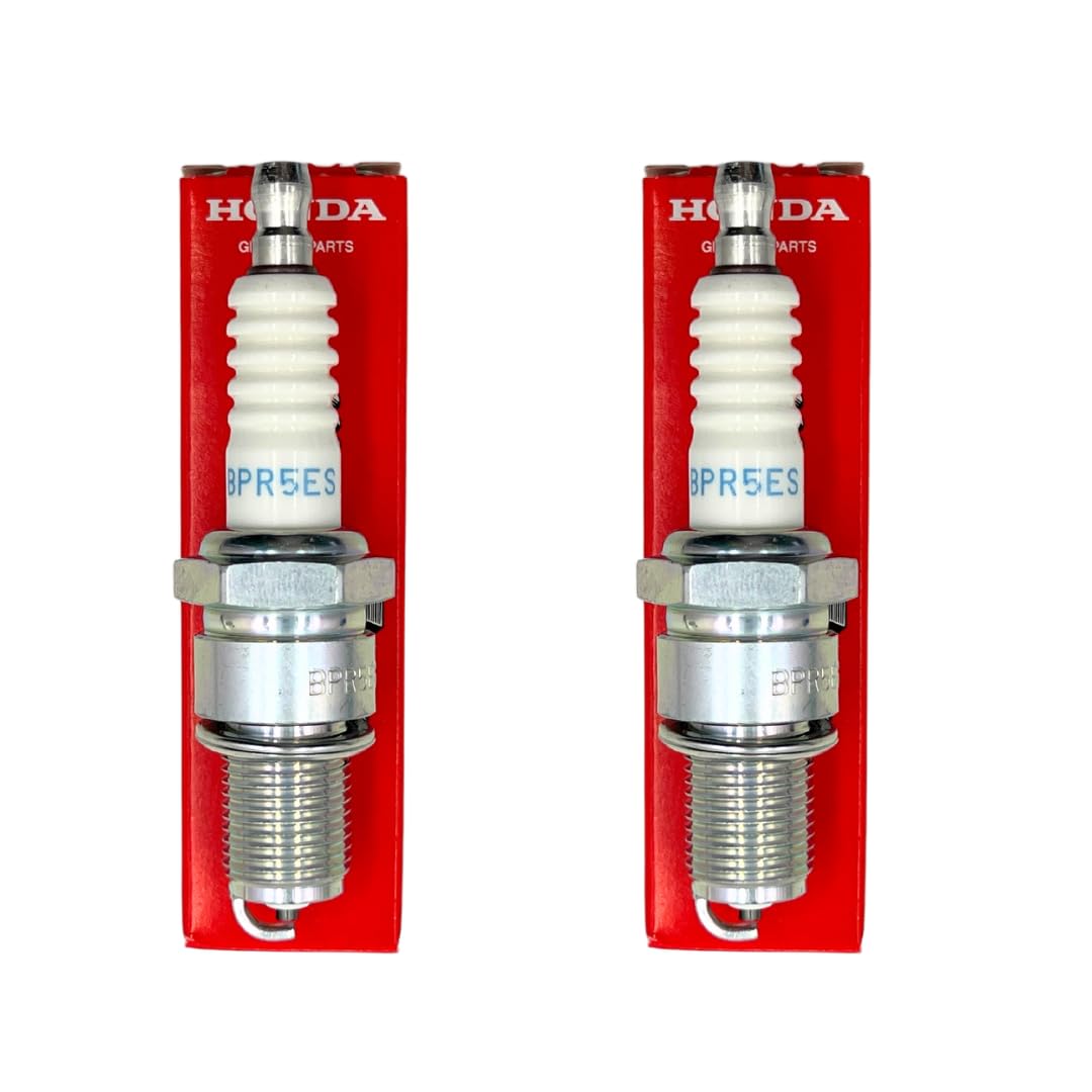 Kindza spark plug pack 98079-55846 showing two-pack OEM replacement for Honda engines