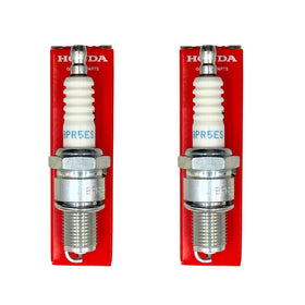 Kindza spark plug pack 98079-55846 showing two-pack OEM replacement for Honda engines
