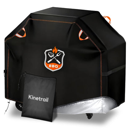 Kinetrail grill cover 48-inch protects against rain and sun.