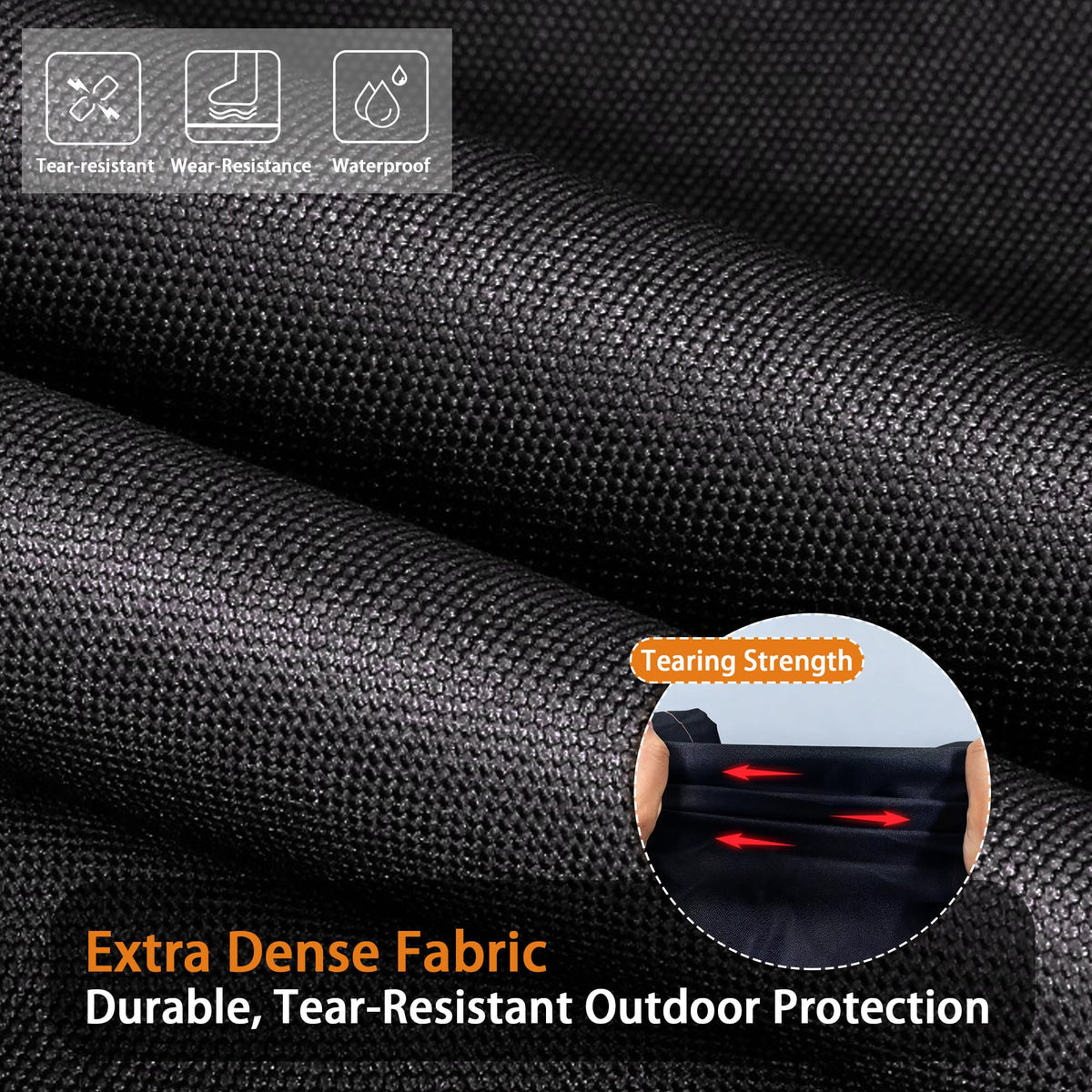 Kinetrail grill cover inner seal protects against moisture entry.