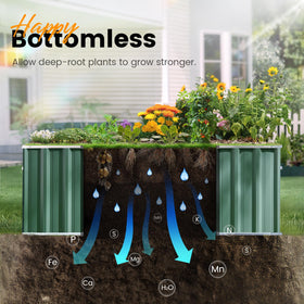 KING BIRD 101x36x24 includes gloves for easy garden setup
