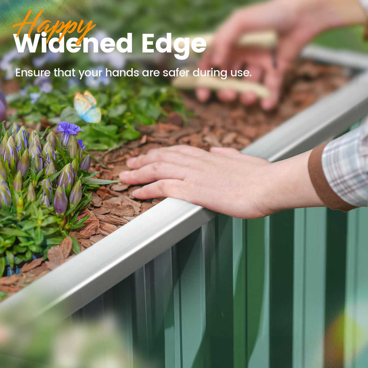 KING BIRD bed features rust-resistant galvanized coating for outdoor longevity