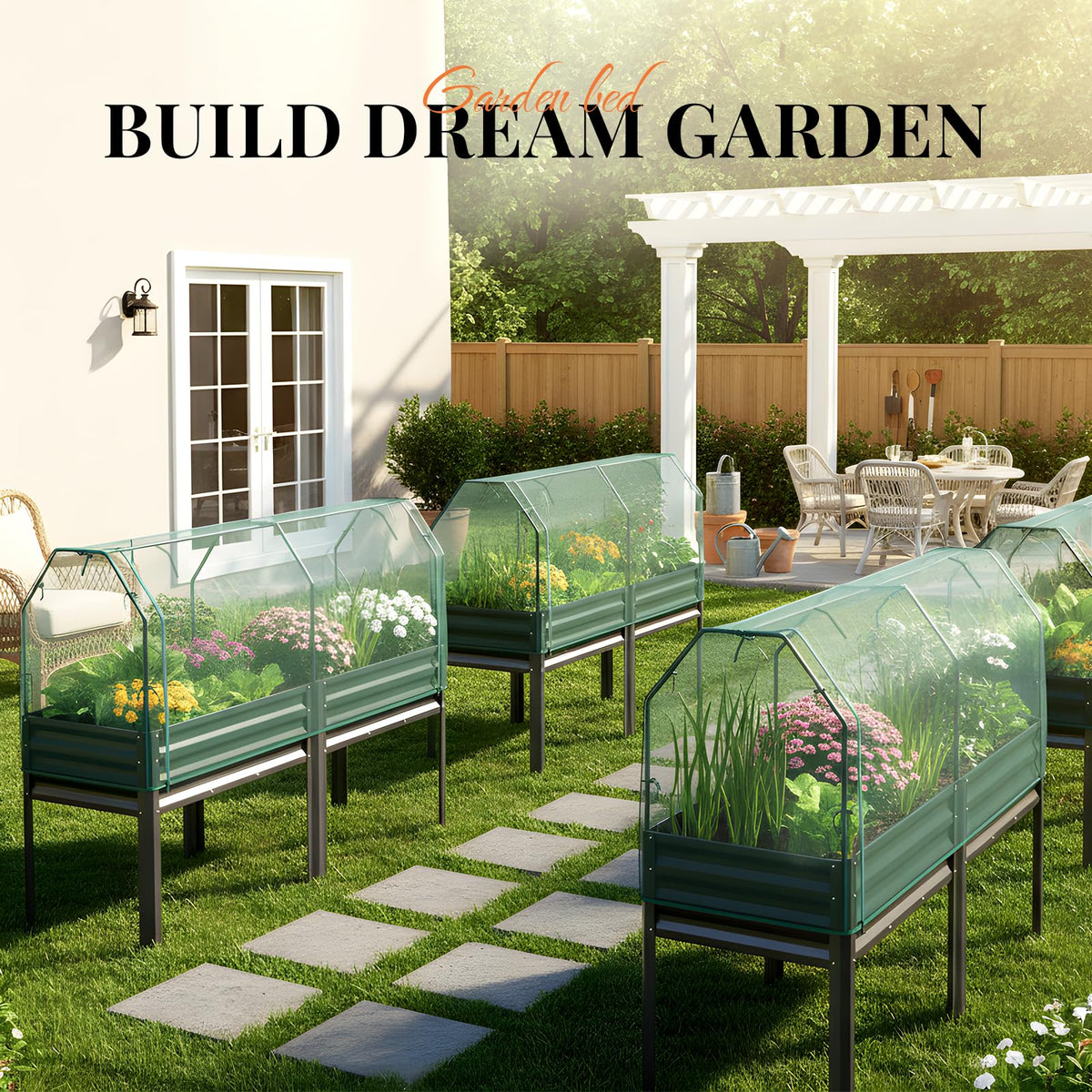 KING BIRD 700-pound capacity supports heavy soil and crops.