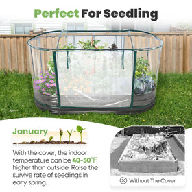 KING BIRD galvanized steel construction provides sturdy support for vegetables and flowers.