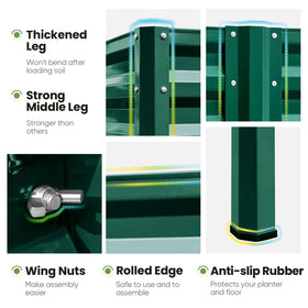 King Bird galvanized steel design offers rust resistance and long-lasting performance