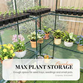 King Bird greenhouse thick cover close-up emphasizing durability and UV protection