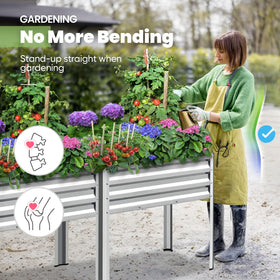 King Bird height of 31.5 inches supports standing gardening sessions.