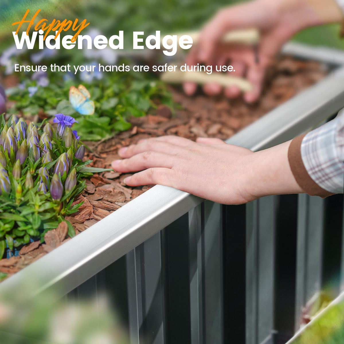 KING BIRD gloves included for easier assembly and comfortable gardening.
