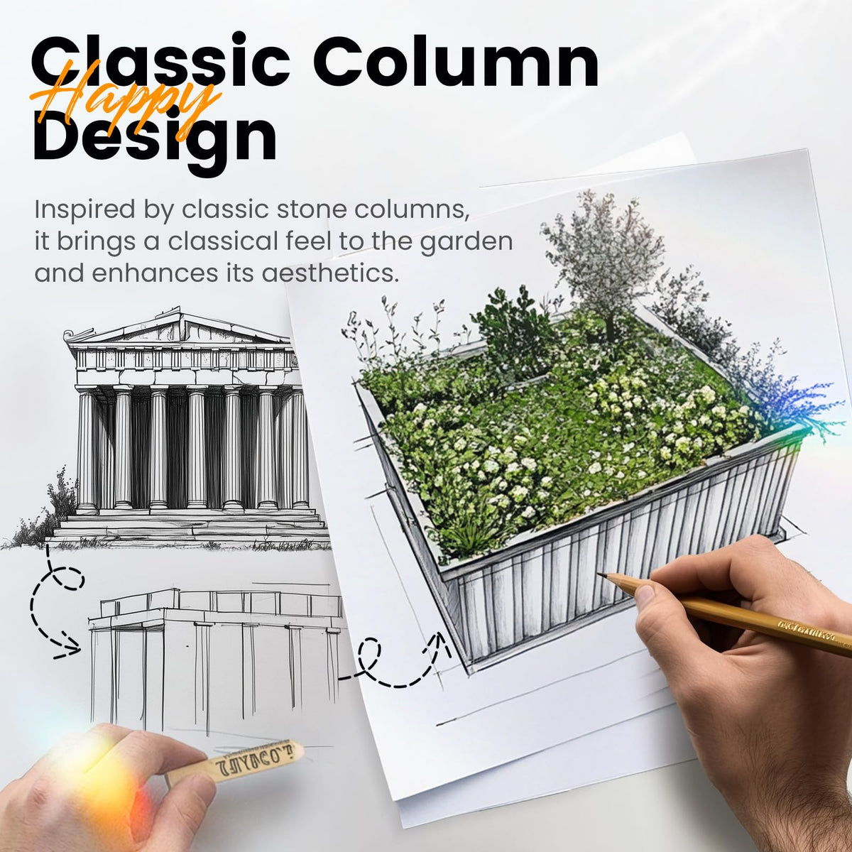 KING BIRD raised bed two setup options for flexible garden layouts.