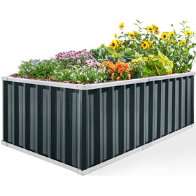 KING BIRD raised garden bed assembly area for easy setup.