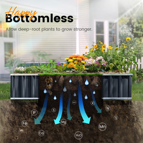 King Bird durable garden bed design supports rich soil and plant growth.