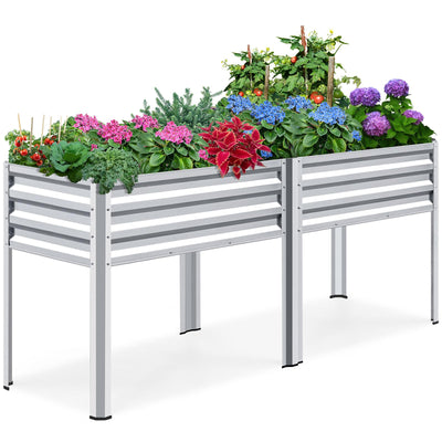 King Bird raised garden bed with legs for easy backyard gardening and ergonomic comfort.