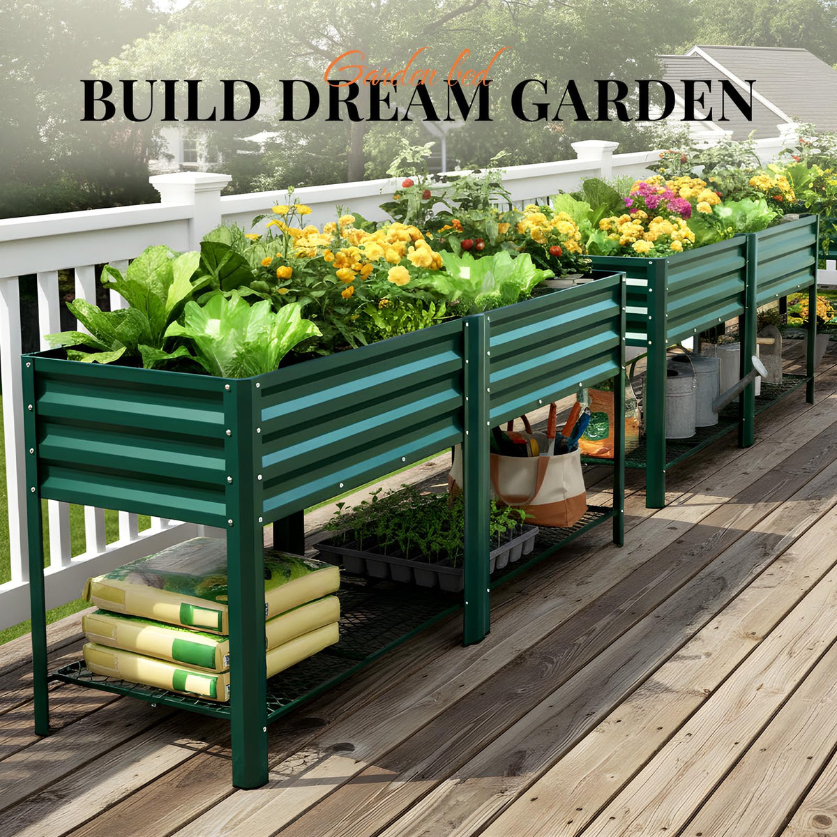 KING BIRD rust-resistant finish stands up to outdoor use.