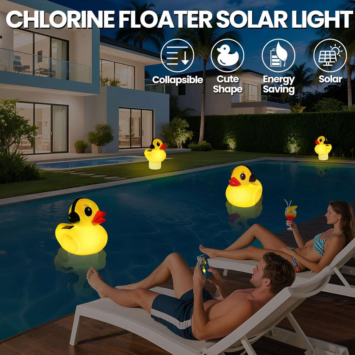 KingSom ABS construction with IP68 resilience for sun and splash.