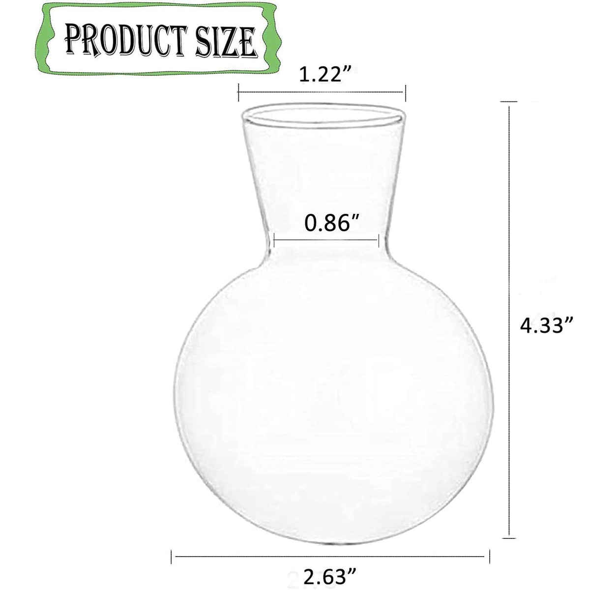 Kingbuy glass bulb close-up emphasizes borosilicate heat resistant material