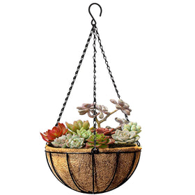Kingbuy hanging planter by window with greenery for bright indoor spaces.