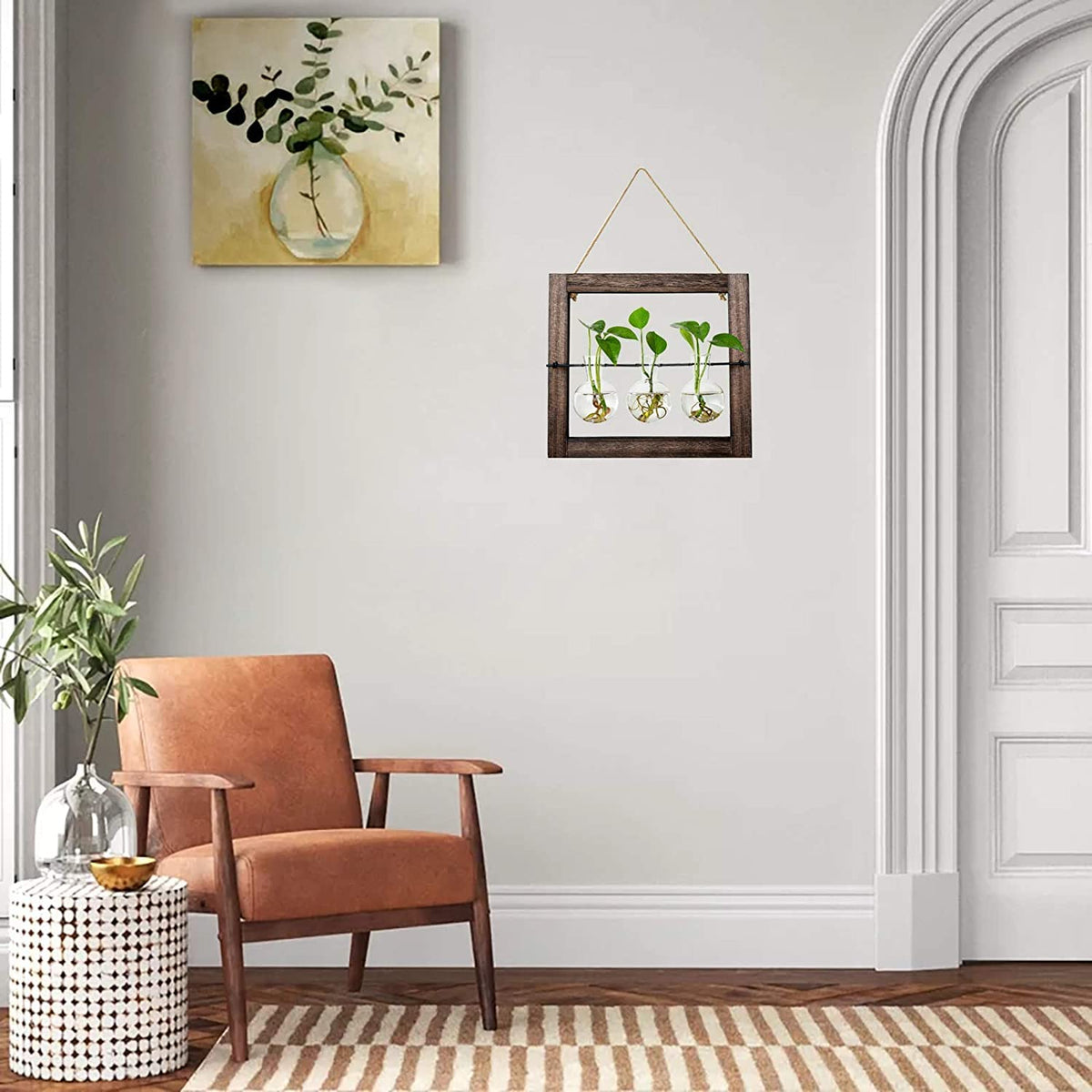 Kingbuy home office decor enhances natural lighting and greenery