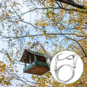 Kingdder 4-pack hanger supports bird feeders, planters, lights.