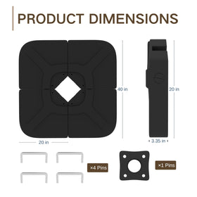 Kingdura empty base shows lightweight portability for storage.