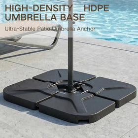 Kingdura assembled four-plate base provides stable cantilever support.
