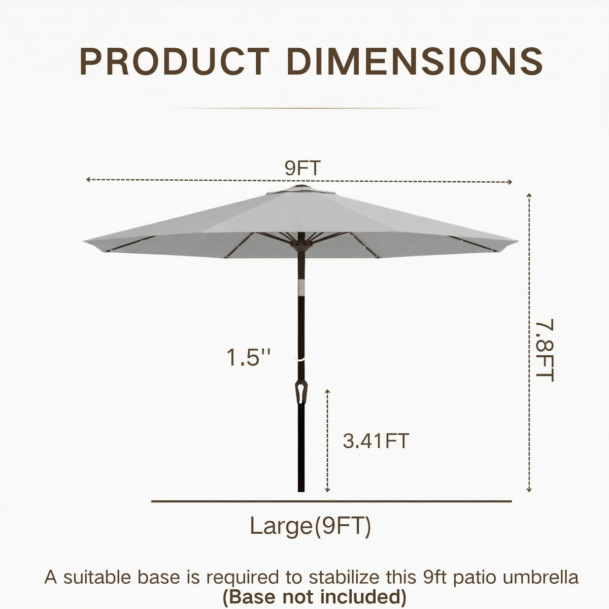 180g solution-dyed fabric offers colorfastness and UV protection