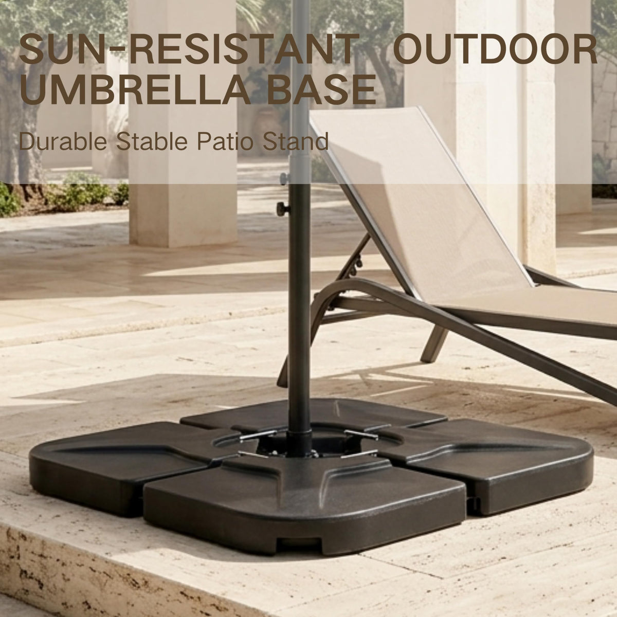 Kingdura water-fill ports used to add adjustable ballast for windy days.