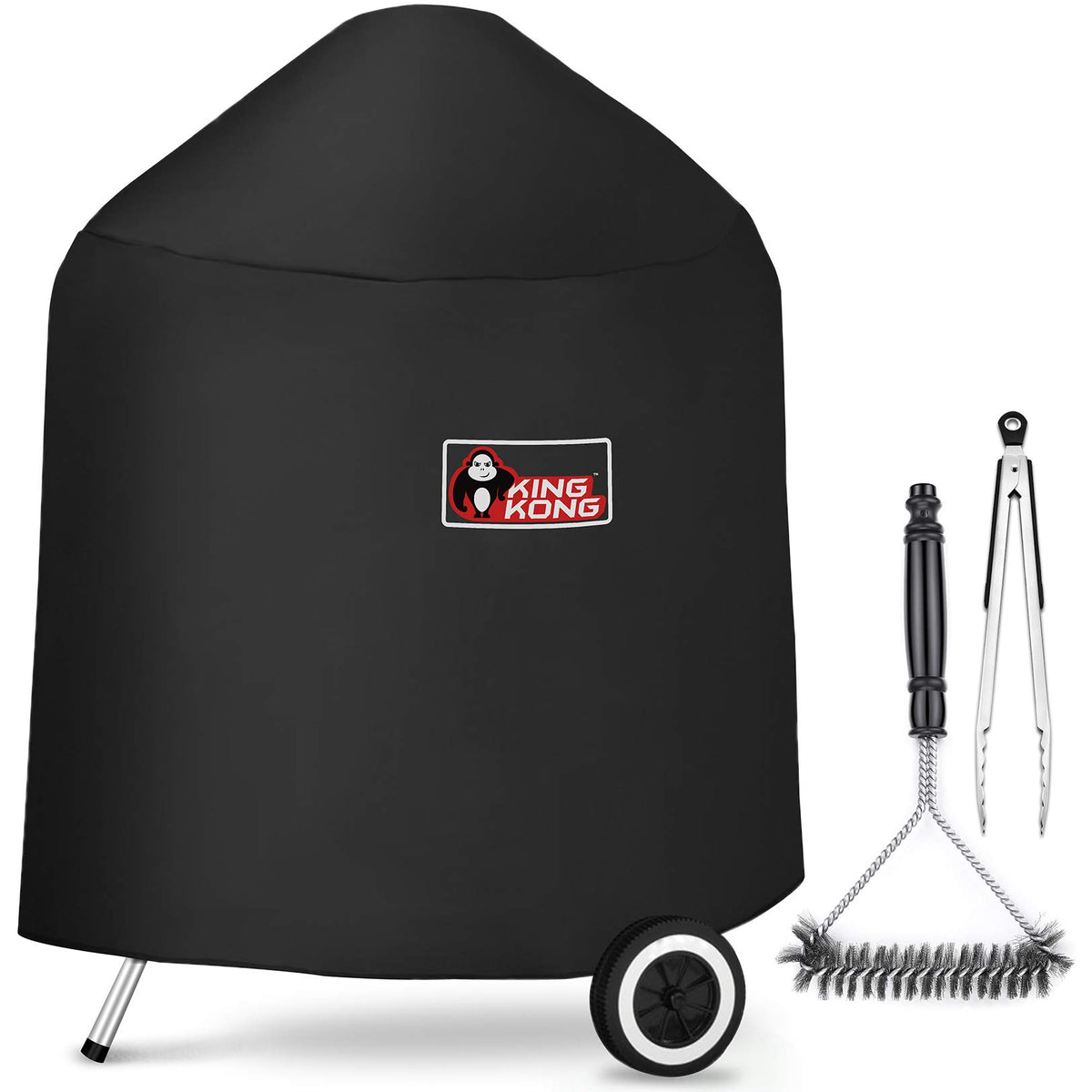 Kingkong 7149 premium grill cover on Weber 22.5 inch with rain and sun protection