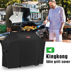 Kingkong 7130 includes stainless steel tools for convenient grilling.