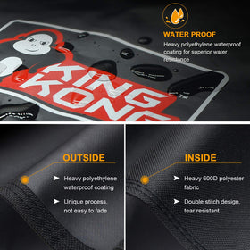 Close-up of Kingkong heavy-duty polyester fabric showing durable protection