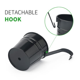 KINGLAKE detachable-hook design provides flexible mounting options