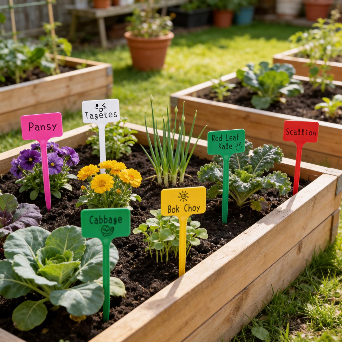 KINGLAKE durable garden labels for outdoor reuse season after season