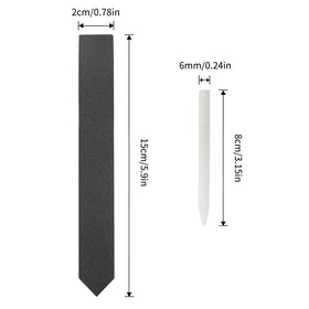 KINGLAKE GARDEN slate label with chalk pencil for easy labeling in pots or beds