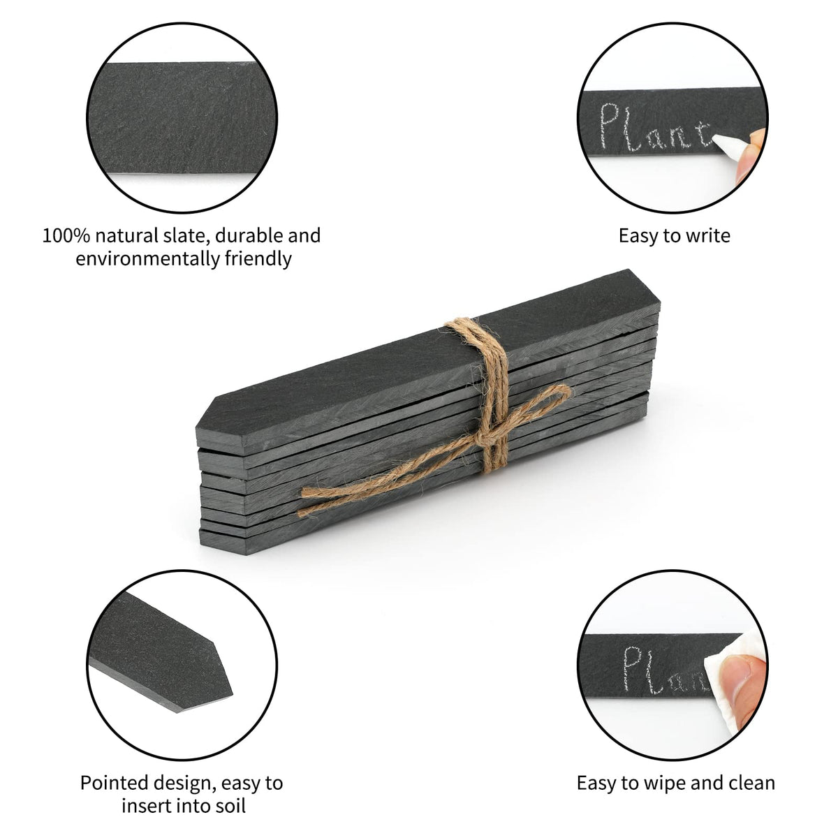 KINGLAKE GARDEN slate label used in garden balcony or beds for versatile marking