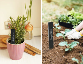 KINGLAKE GARDEN slate label packaging includes 10 pieces for quick setup