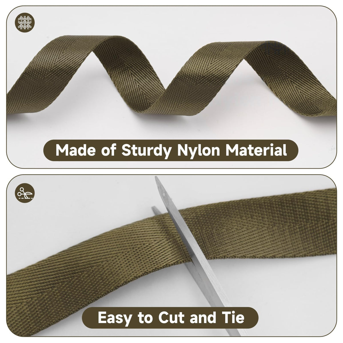 KINGLAKE herringbone tensile strap handles up to 2200 lb