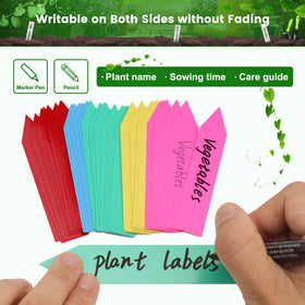 KINGLAKE nursery labels multicolor help quick plant differentiation.