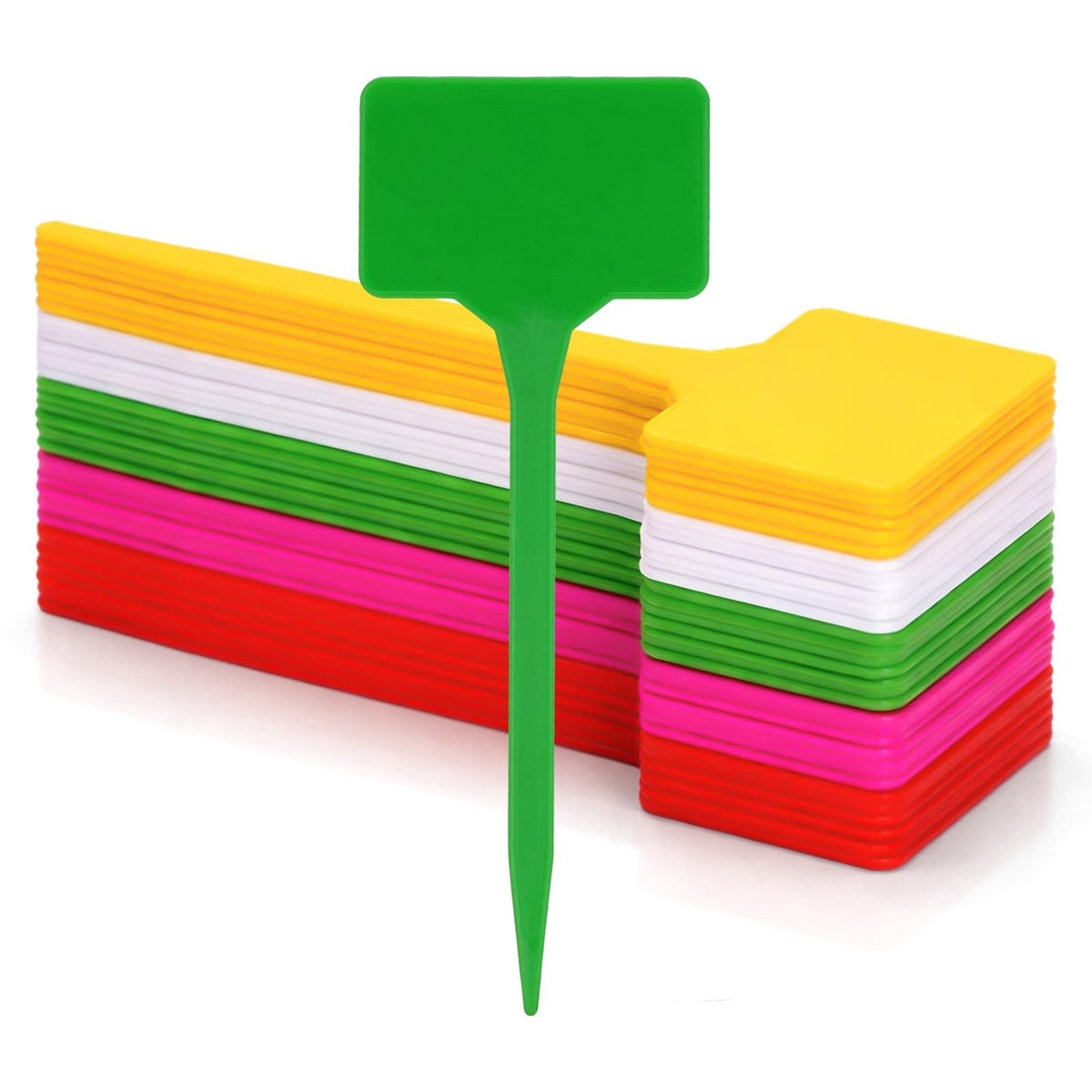 KINGLAKE sturdy plastic garden labels resist weather and fading