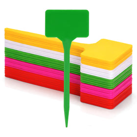 KINGLAKE sturdy plastic garden labels resist weather and fading