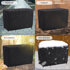 Kingling cover includes snaps at wheel corners for a secure wind-resistant fit