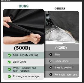 Kingling outdoor prep table cover fits metal tables for weatherproof protection