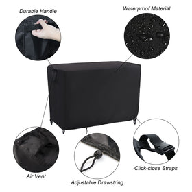 Kingling corner snaps secure cover at legs and wheels