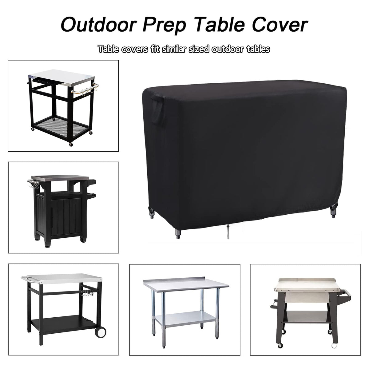 Kingling wind-resistant drawstring keeps the cover secure during gusts