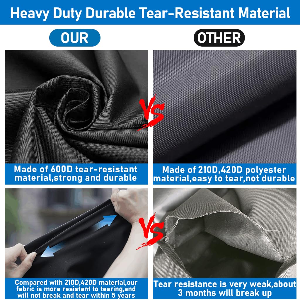 KINGLY griddle cover 600D tear-resistant material delivers durable protection.
