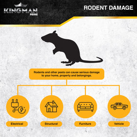 Kingman Prime disposable trap ready for simple disposal after use