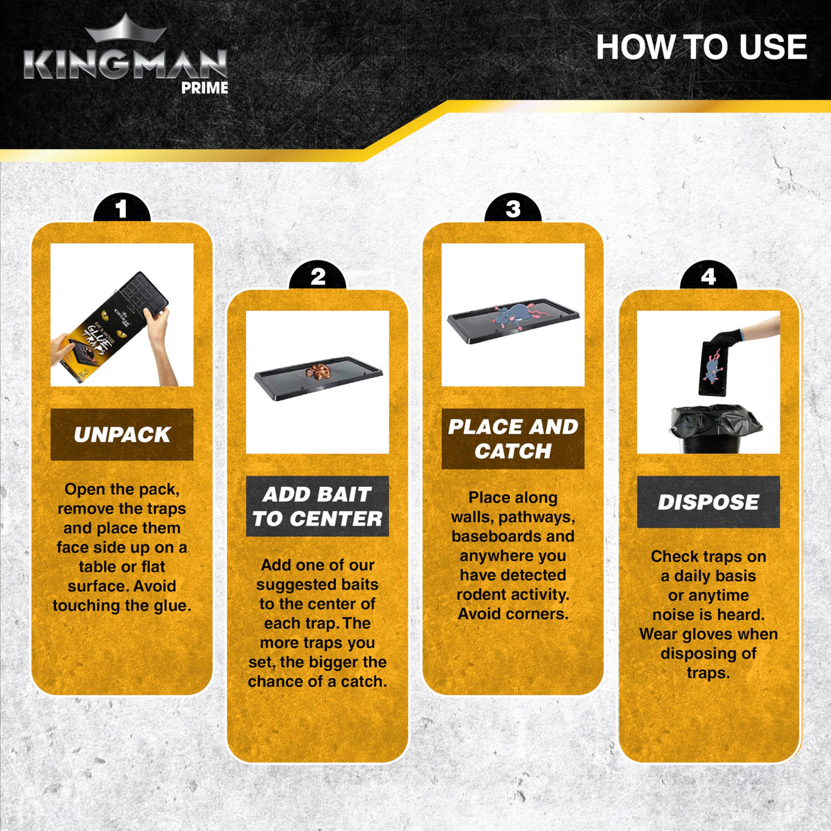 Kingman Prime traps ready to use straight from packaging for quick setup