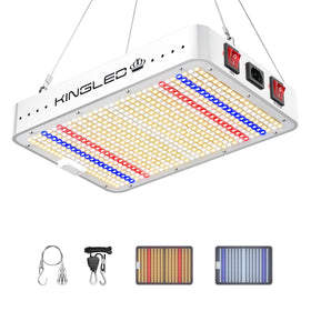 KINGPLUS KingLED KP1500 front view highlighting compact indoor plant lighting.