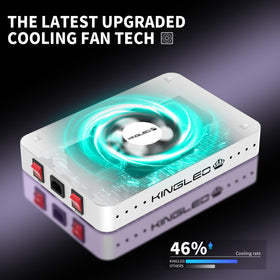 KINGPLUS KingLED KP1500 quiet heat-dissipation keeps grows stable.