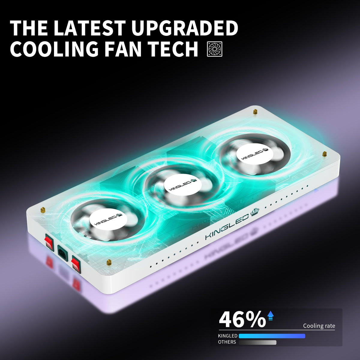 KingPLUS KingLED KP4000 heat sink detail supporting reliable performance.