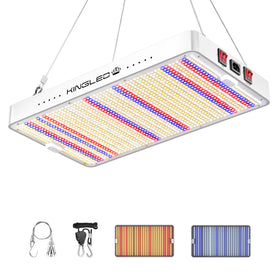 KingPlus KP3000 panel closeup showing full spectrum LEDs for healthy growth